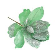 Цветок искусственный Бирюзовый / 1 шт / (Китай)