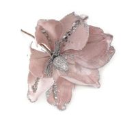 Цветок искусственный  Розовый / 1 шт / (Китай)