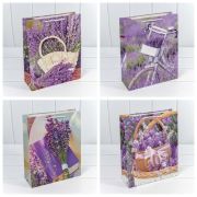 Пакет подарочный «Лаванда» (микс 190) 26*32*10 210г 1/12 1/240