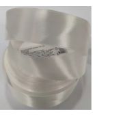 Лента атласная, на пенопласте, односторонняя, 25 мм х 25 ярд, шампань (5 шт/упак)