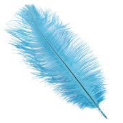 Перья Голубые  / 30 шт. / (Китай)
