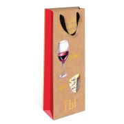 Сумка подарочная, Крафт 120х360х85 мм