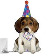 Г Шар щенок в колпачке(37''/94 см) Фигура, 1 шт.