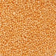 Шарики пенопласт, Оранжевый, 2-4 мм, 10 гр.