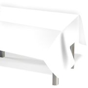 Скатерть одноразовая, Мастхэв, Белый, 137*274 см, 1 шт.