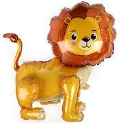 К Шар 3D (21''/53 см) Фигура, Лев, 1 шт. в уп.