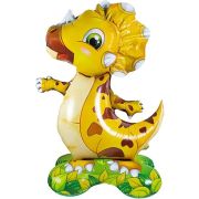 К Шар 3D (31''/79 см) Фигура на подставке, Динозаврик, 1 шт. в уп.