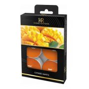 Свеча чайная ароматизированная Сочное манго 6 шт/уп  KR