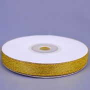 Лента парчовая 1 см*22,85см Золотая