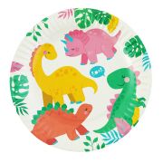 Тарелки 18 см «Милые Динозаврики» / набор 6 шт. / (Китай)