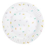 Тарелки 18 см «Сладости» Пончик / набор 6 шт. / (Китай)