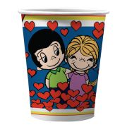 Стаканы 250 мл «Love is» / набор 6 шт. / (РОССИЯ)