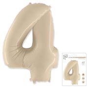 F 40«/102 см, Цифра Сатин Крем »4