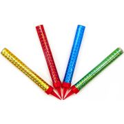 Свеча Фонтан для торта, Цветное пламя, 40 сек, Ассорти, 12 см, 4 шт.