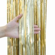 Занавес «Дождик» Античное золото, Матовый металл, 100*200 см, 1 шт.