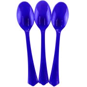 Ложки, Премиум, Синий, 16 см, 10 шт.