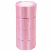 Лента атласная ЭКОНОМ 5см*25Y, 04 Светло-розовая т.м 4