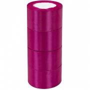 Лента атласная ЭКОНОМ 5см*25Y, 27 Малиновая т.м 4