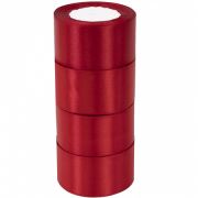 Лента атласная ЭКОНОМ 5см*25Y, 33 Бордовая т.м 4