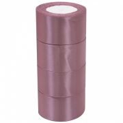 Лента атласная ЭКОНОМ 5см*25Y, 91 Пудра т.м 4