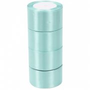 Лента атласная ЭКОНОМ 5см*25Y, 103 Нежно-голубой т.м 4