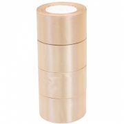 Лента атласная ЭКОНОМ 5см*25Y, 173 Пшеничный т.м 4