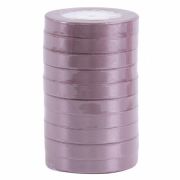 Лента атласная ЭКОНОМ 1,2см*25Y, 91 Пудровая т.м 10